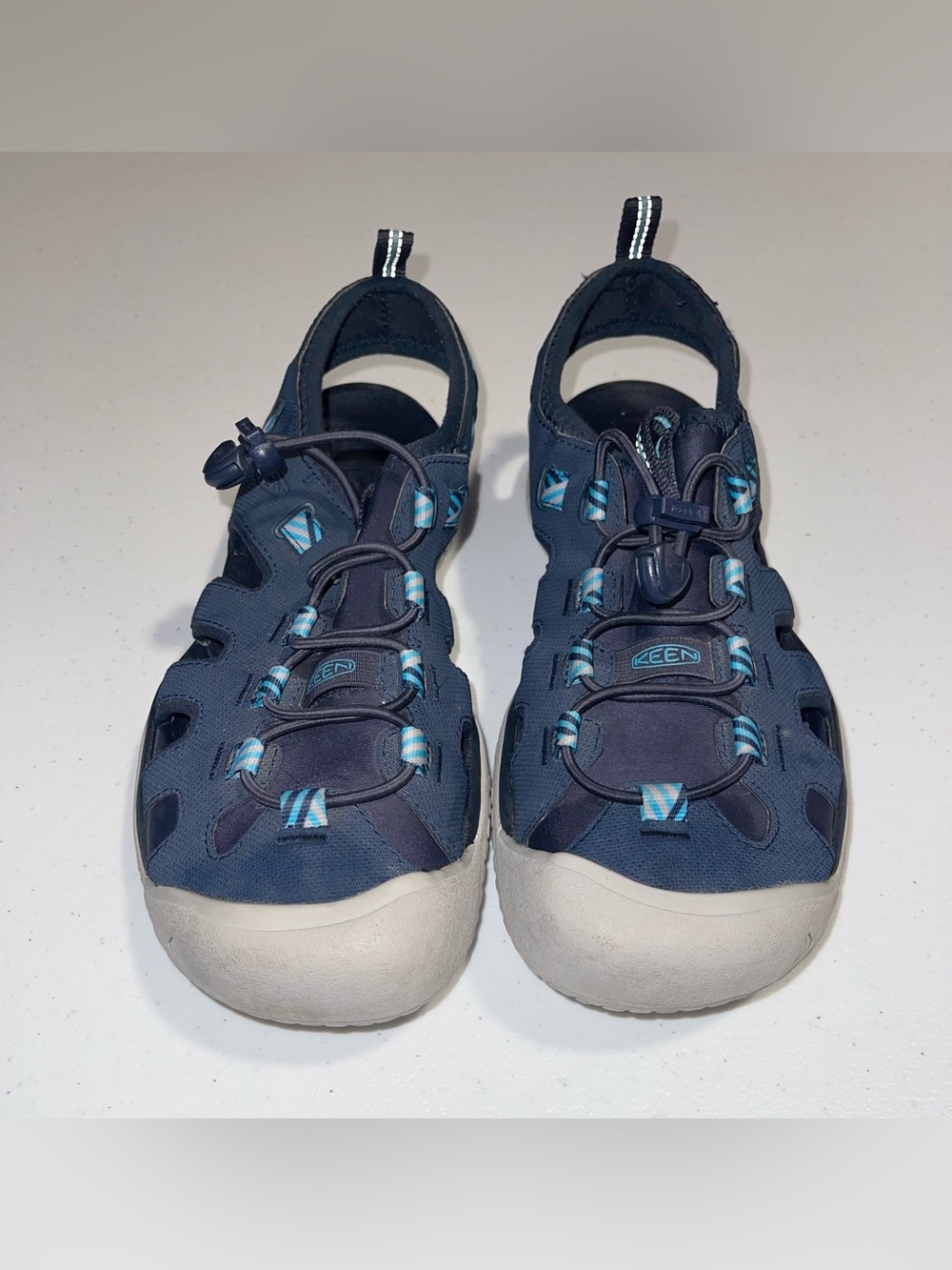 KEEN SOLR Navy Blue Women’s Water Sandals Size 10